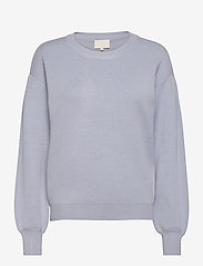 Minus - Lupi Strik Pullover - swetry - dusty blue - 0