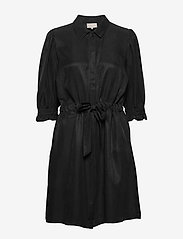 Minus - Luciana dress - overhemdjurken - sort - 0