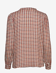 Minus - Maisa blouse - langärmlige blusen - red checks - 1