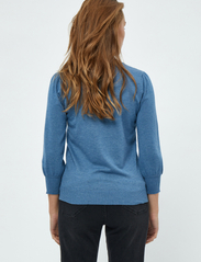 Minus - Mersin Strik Pullover - sweaters - denim blue melange - 3