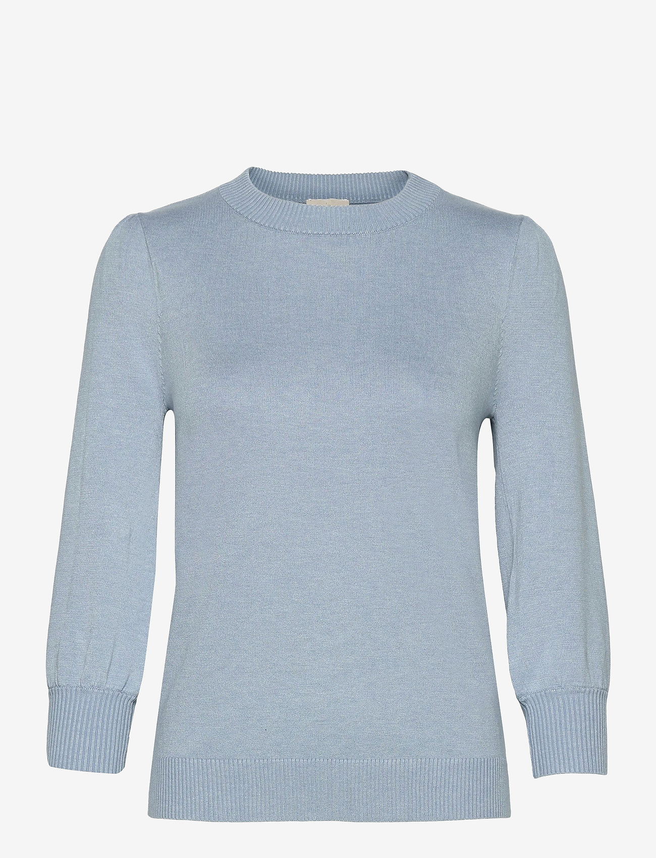 Minus - Mersin Strik Pullover - trøjer - dusty blue melange - 0