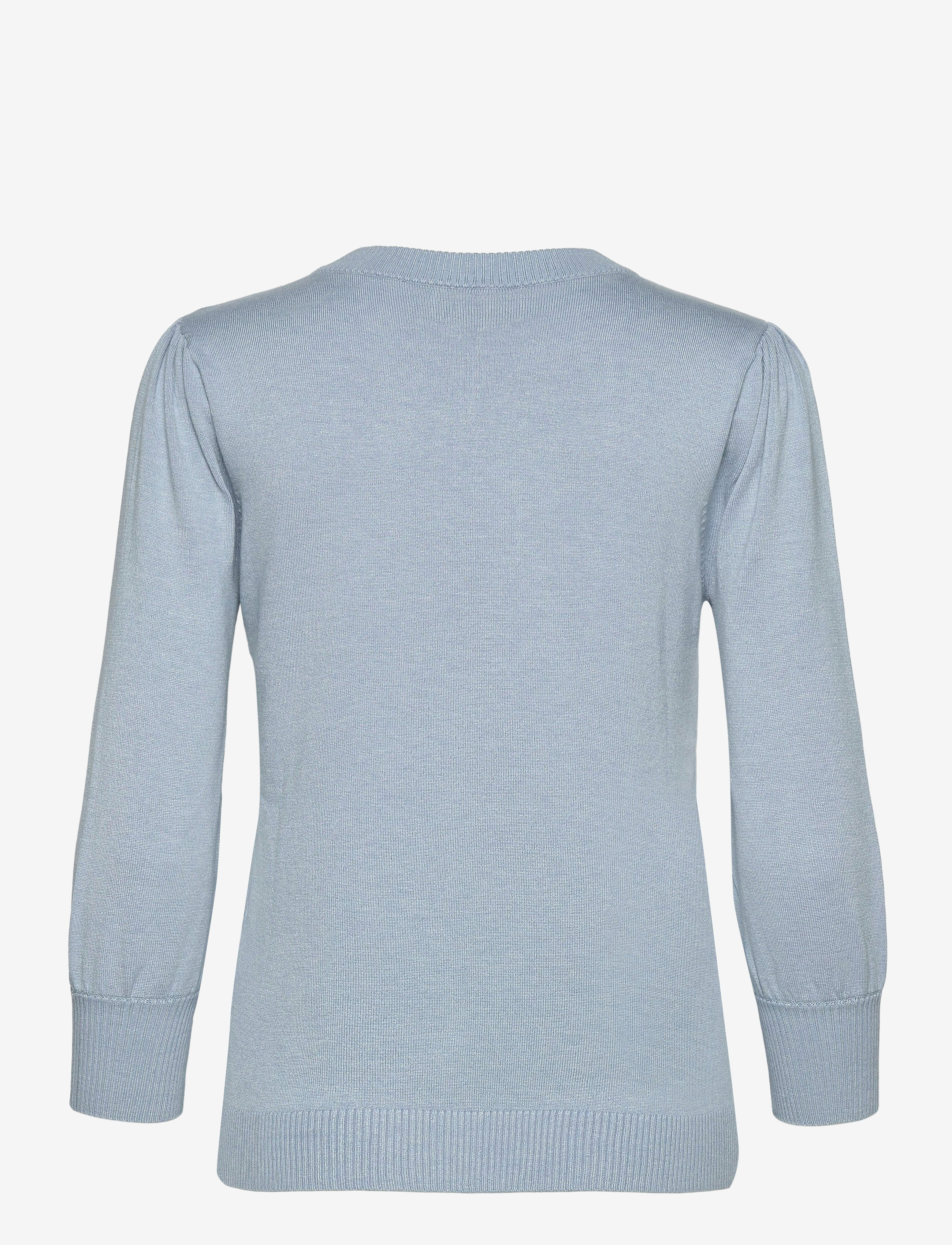 Minus - Mersin Strik Pullover - trøjer - dusty blue melange - 2
