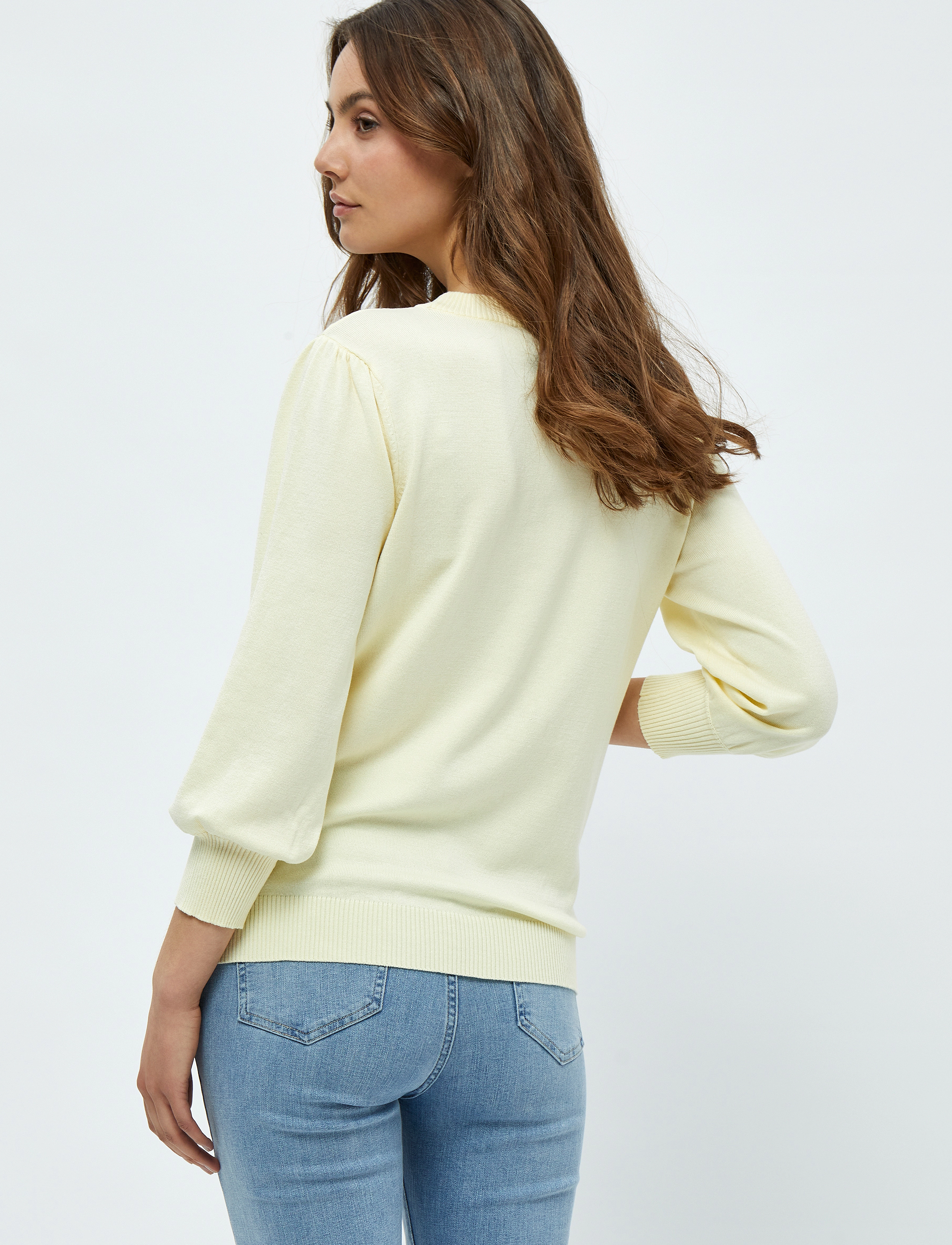 Minus - Mersin Strik Pullover - trøjer - lemon sorbet - 4