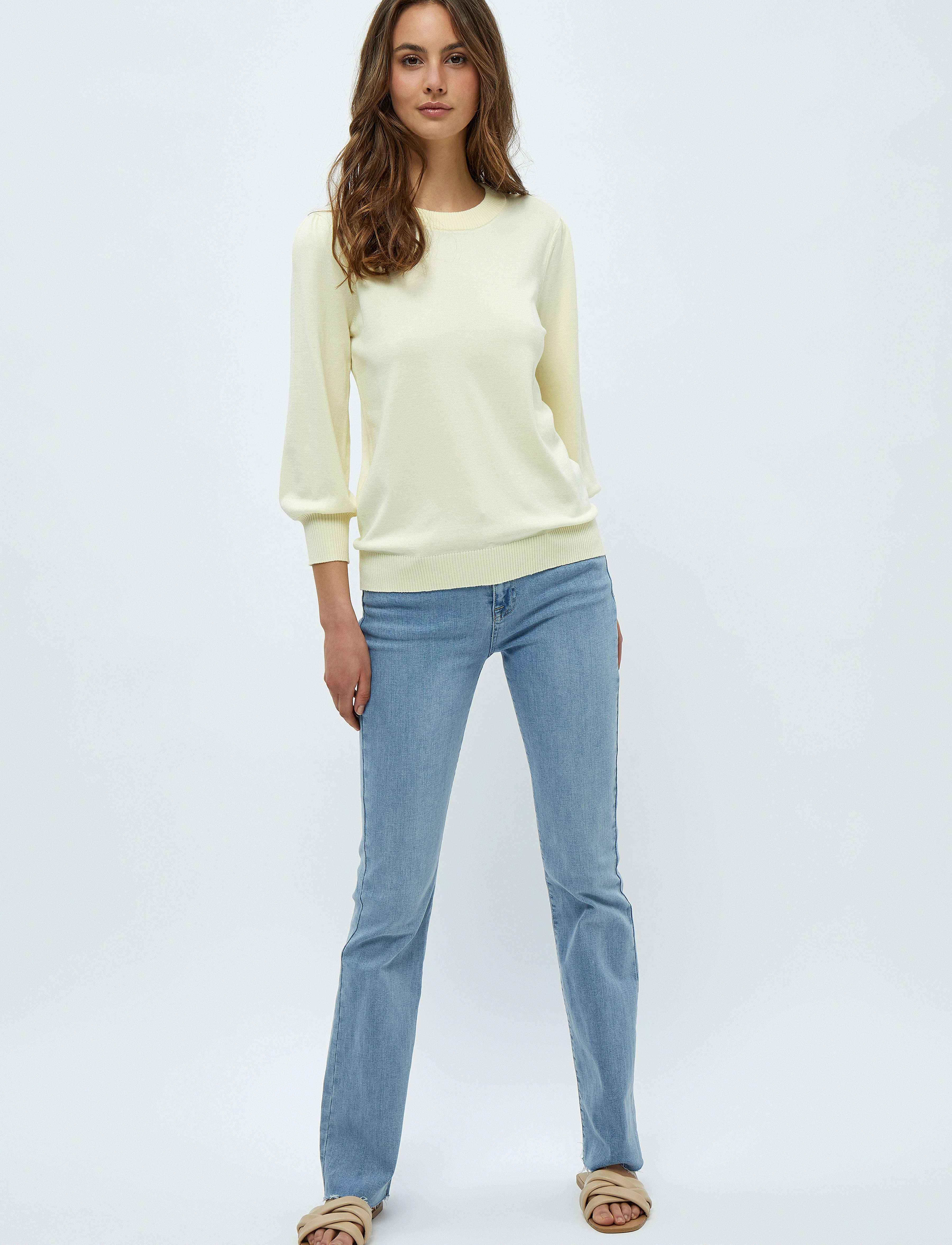 Minus - Mersin Strik Pullover - trøjer - lemon sorbet - 5