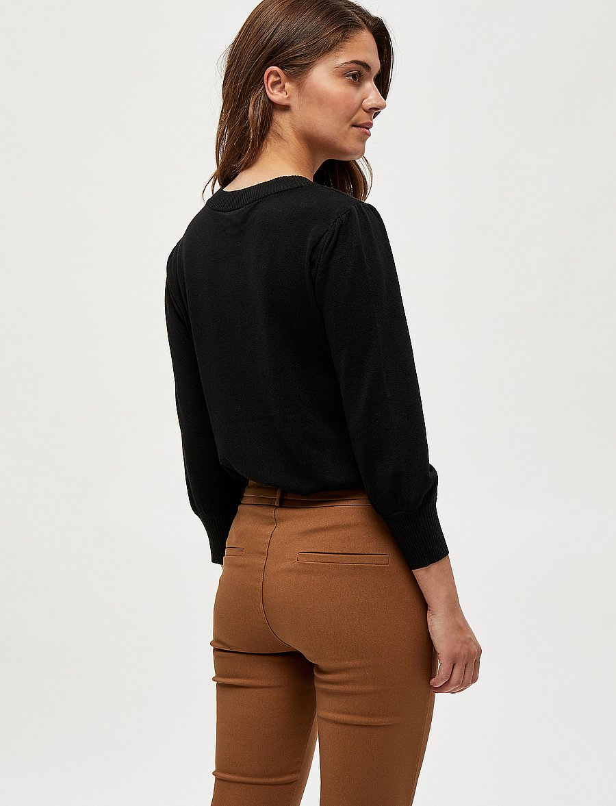 Minus - Mersin Strik Pullover - megztiniai - sort - 3