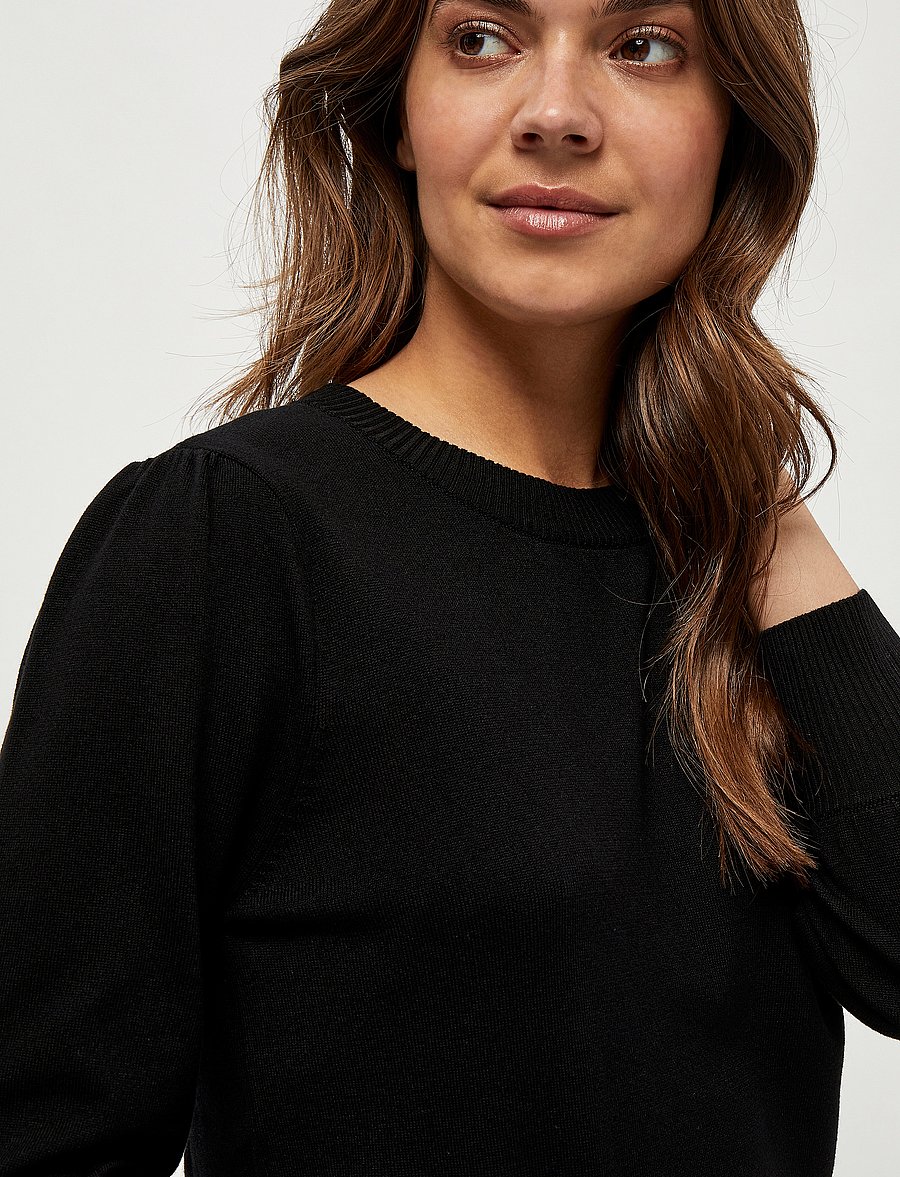 Minus - Mersin Strik Pullover - megztiniai - sort - 4