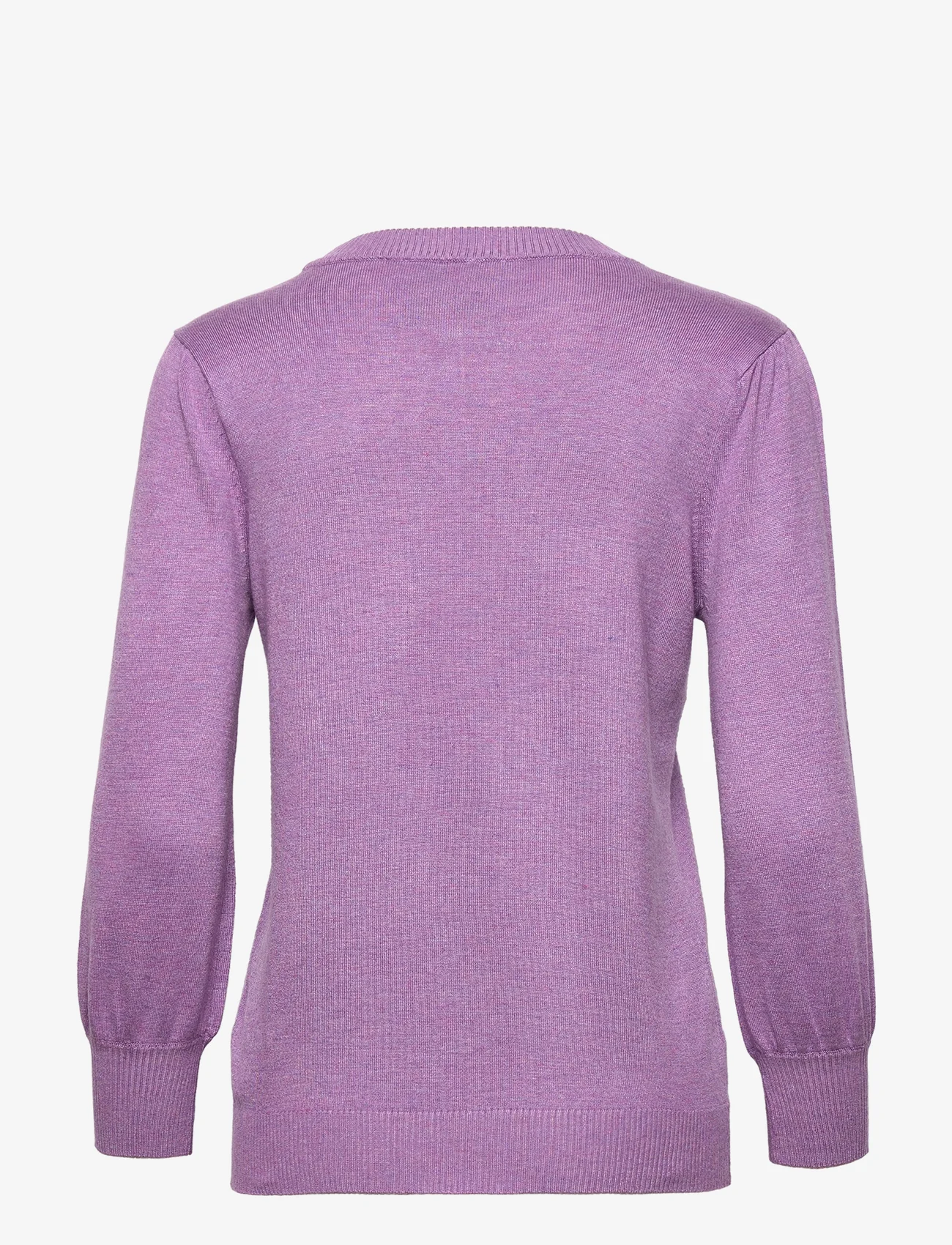 Minus - Mersin Strik Pullover - sweaters - violet melange - 1