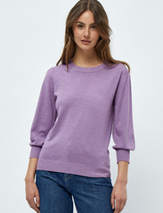 Minus - Mersin Strik Pullover - sweaters - violet melange - 2