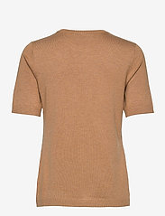 Minus - Pamela Strik T-shirt - džemperi - almond melange - 1