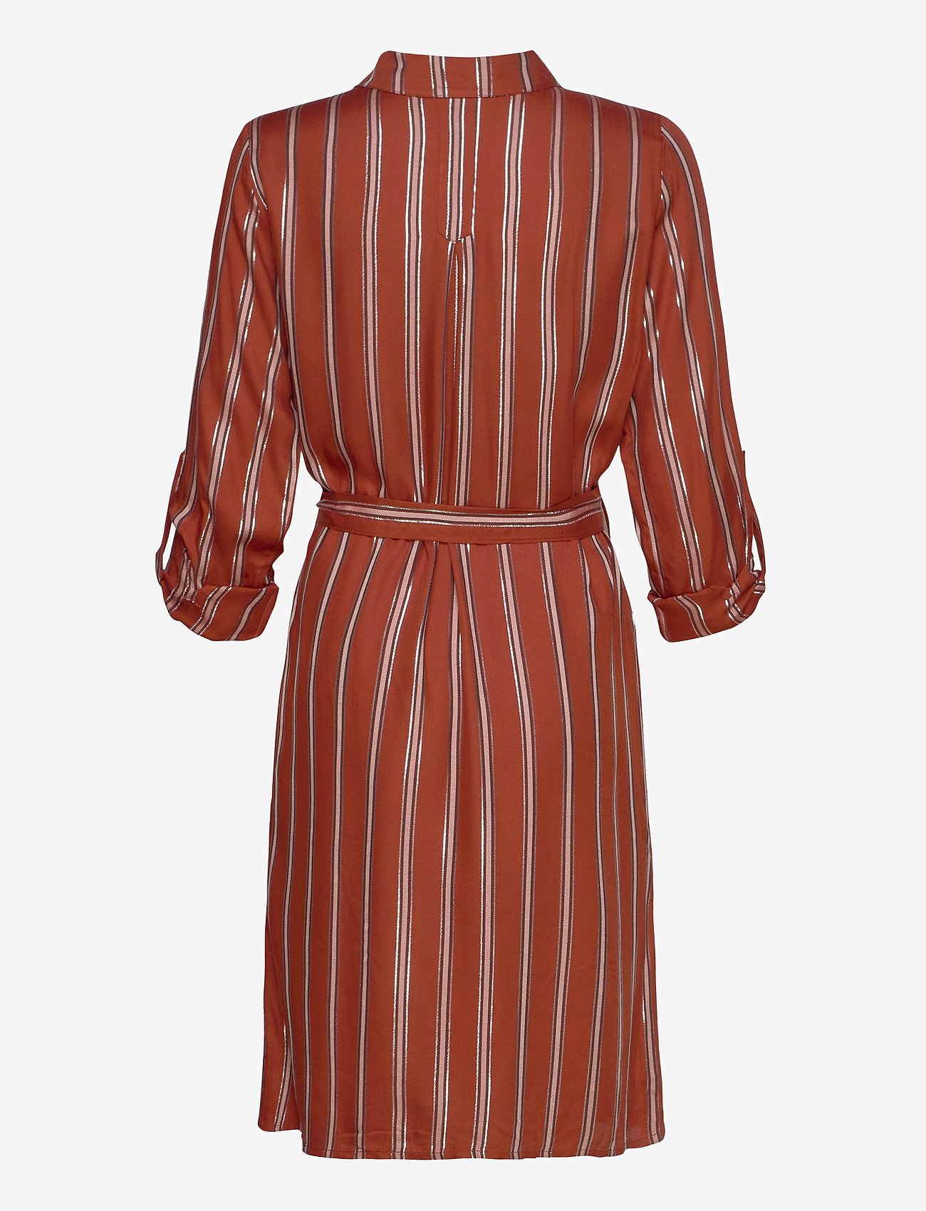 Minus - Tory shirt dress - safran stripe - 1