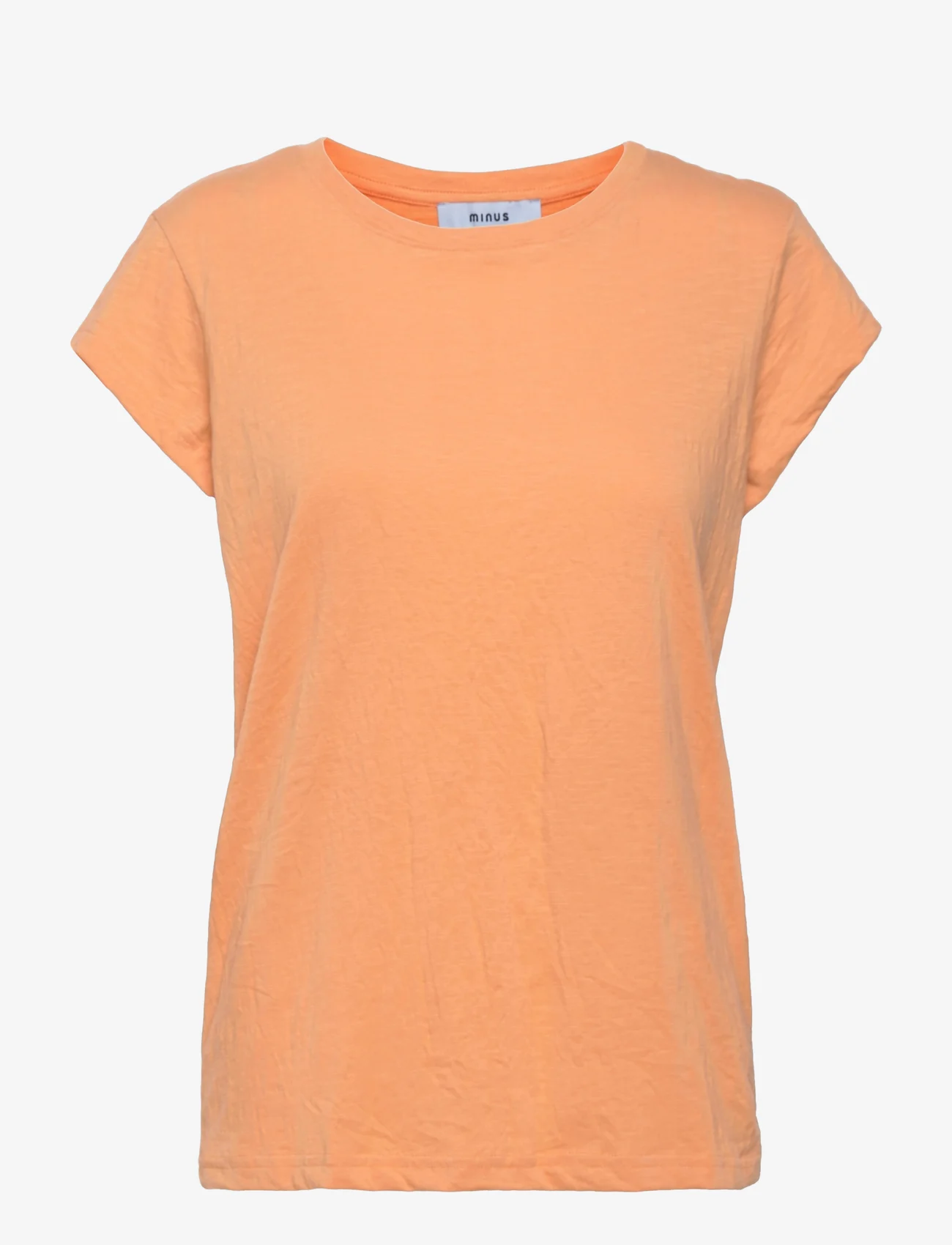 Minus - Leti T-shirt - lägsta priserna - apricot tan - 0