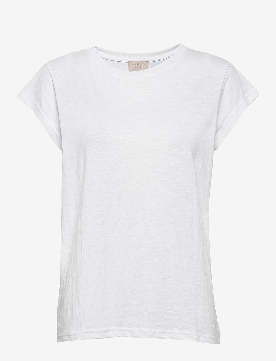 Minus - Leti T-shirt - t-shirts - hvid - 1