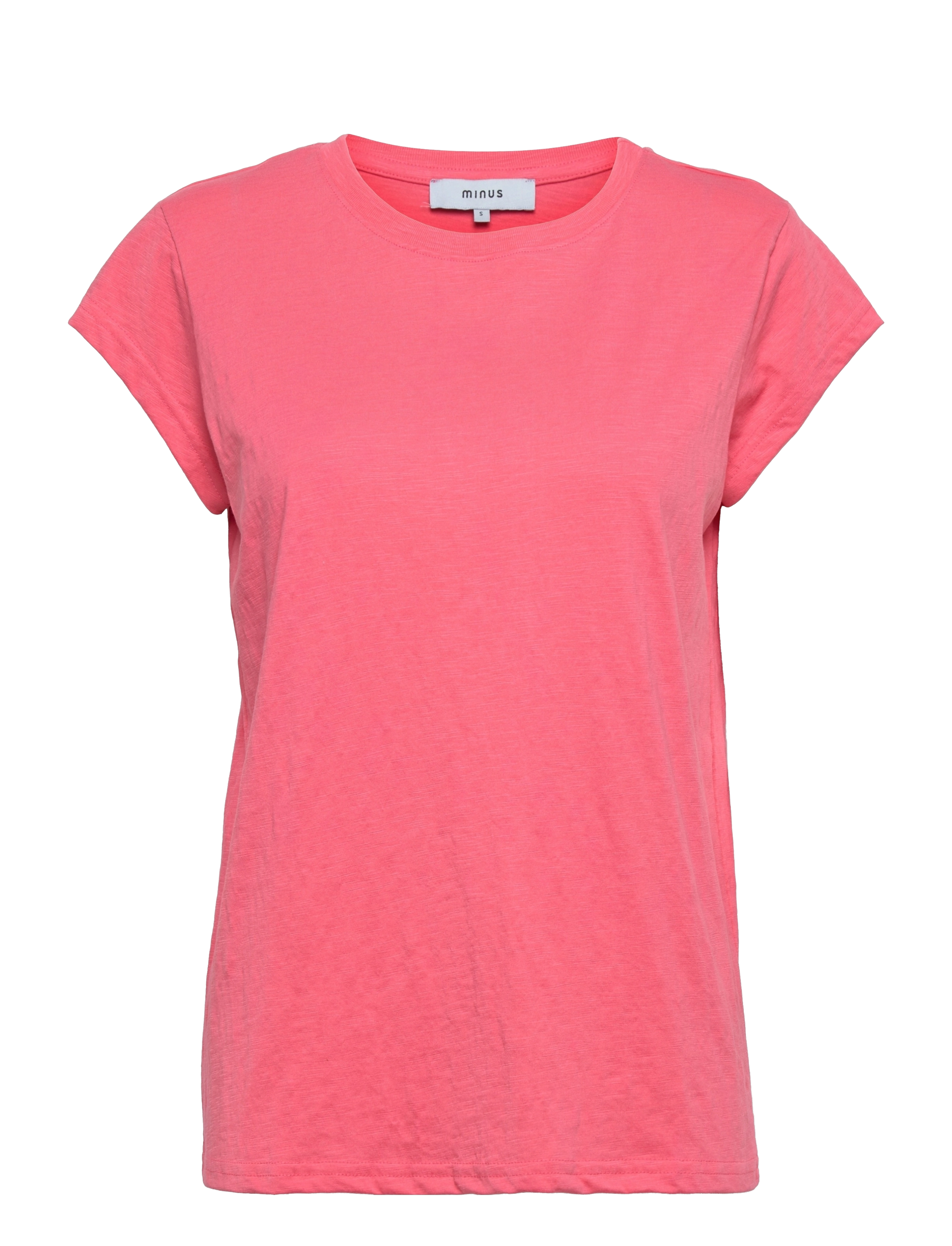 Minus - Leti T-shirt - efterårstøj - pink flamingo - 0