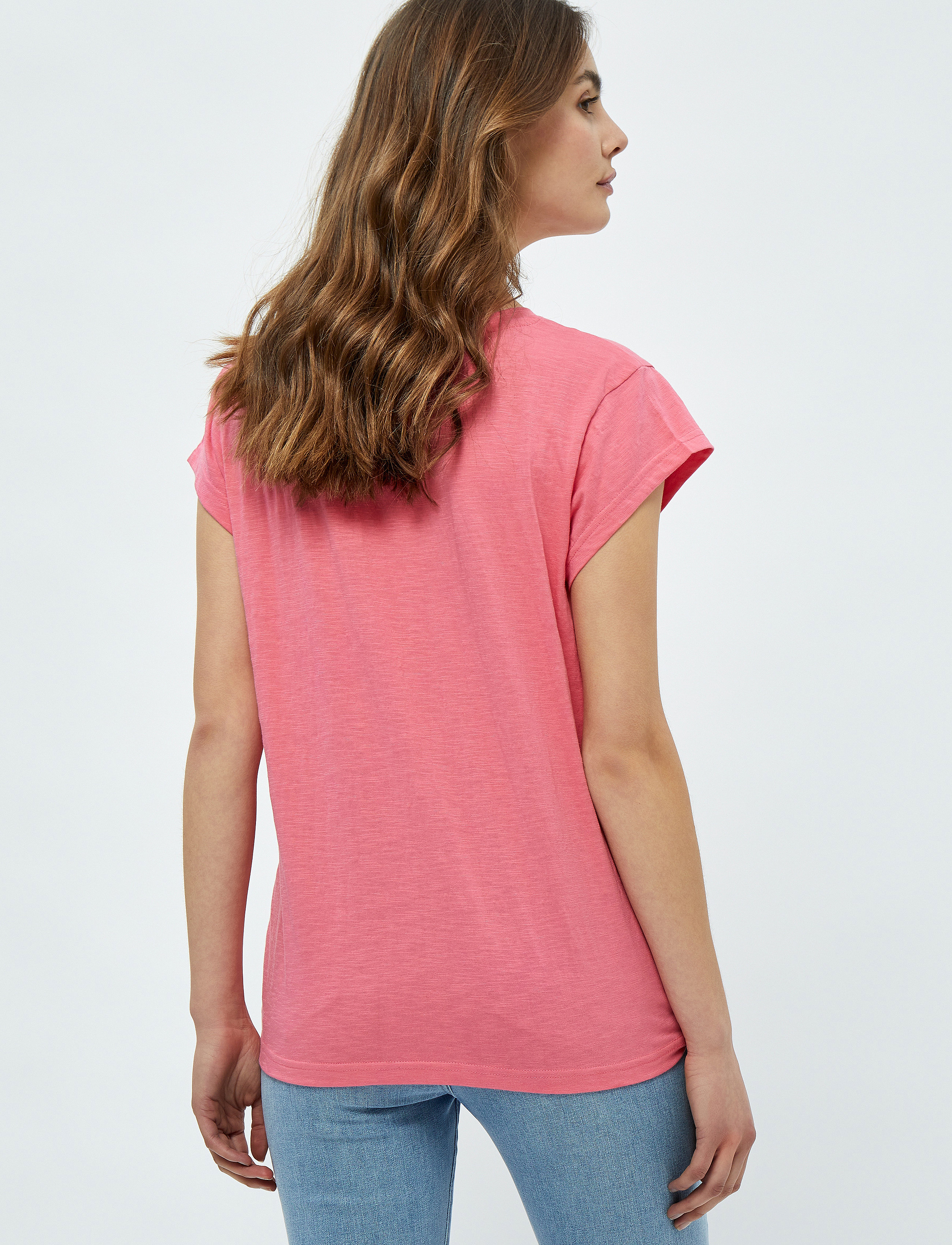 Minus - Leti T-shirt - t-shirts - pink flamingo - 3