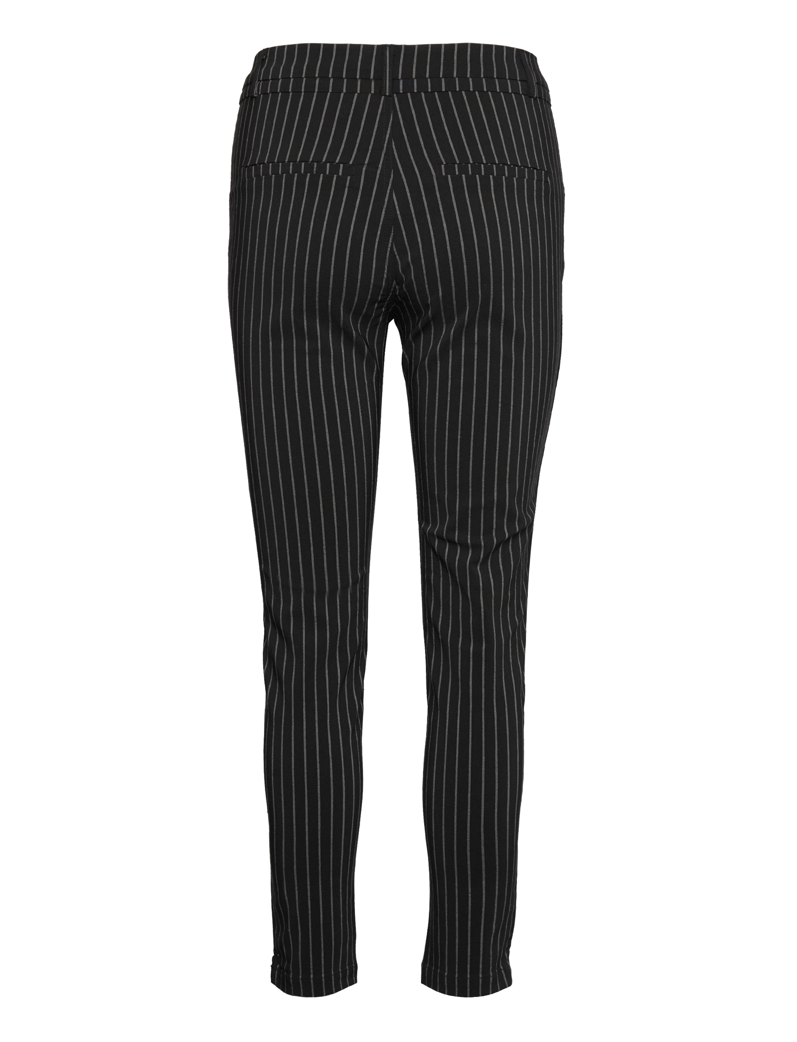 Minus - Carma Stribet 7/8 Bukser - grey pinstripe - 1