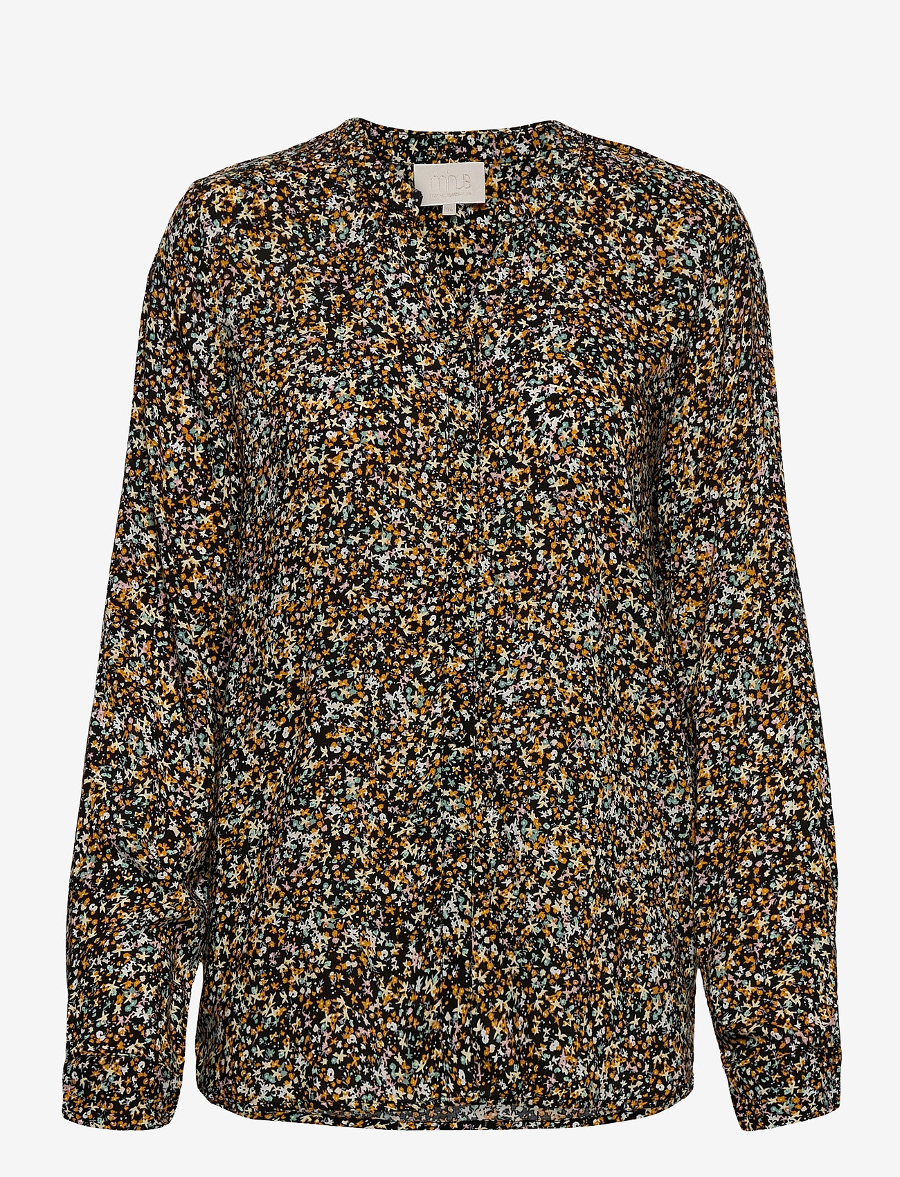 Minus - Sapri shirt - pikkade varrukatega pluusid - golden bloom print - 0