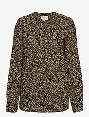 Minus - Sapri shirt - pikkade varrukatega pluusid - golden bloom print - 0