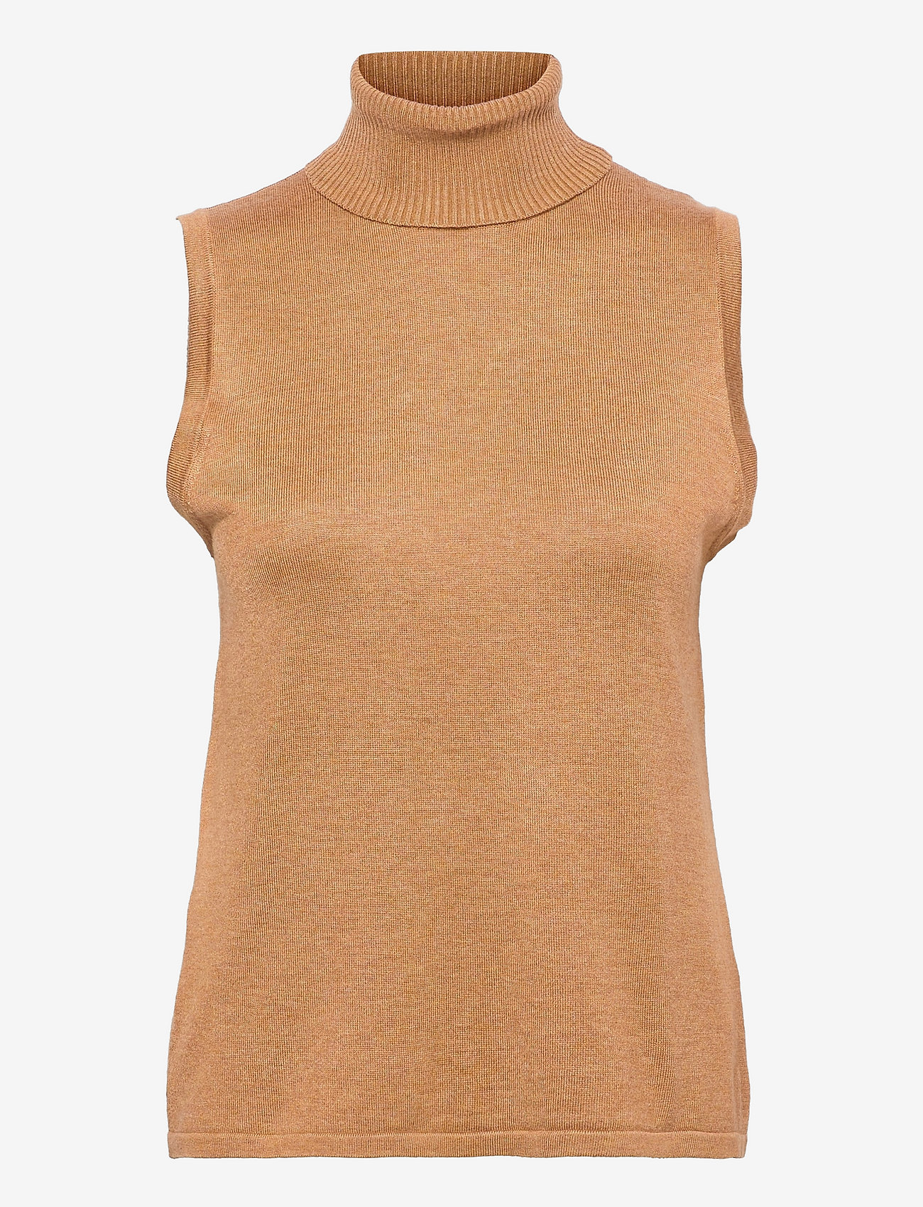 Minus - Raka knit turtleneck - efterårstøj - almond melange - 0