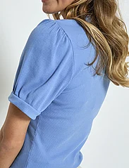 Minus - Johanna T-shirt - alhaisimmat hinnat - blue bonnet - 5