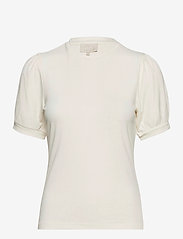 Minus - Johanna T-shirt - alhaisimmat hinnat - cloud dancer - 0
