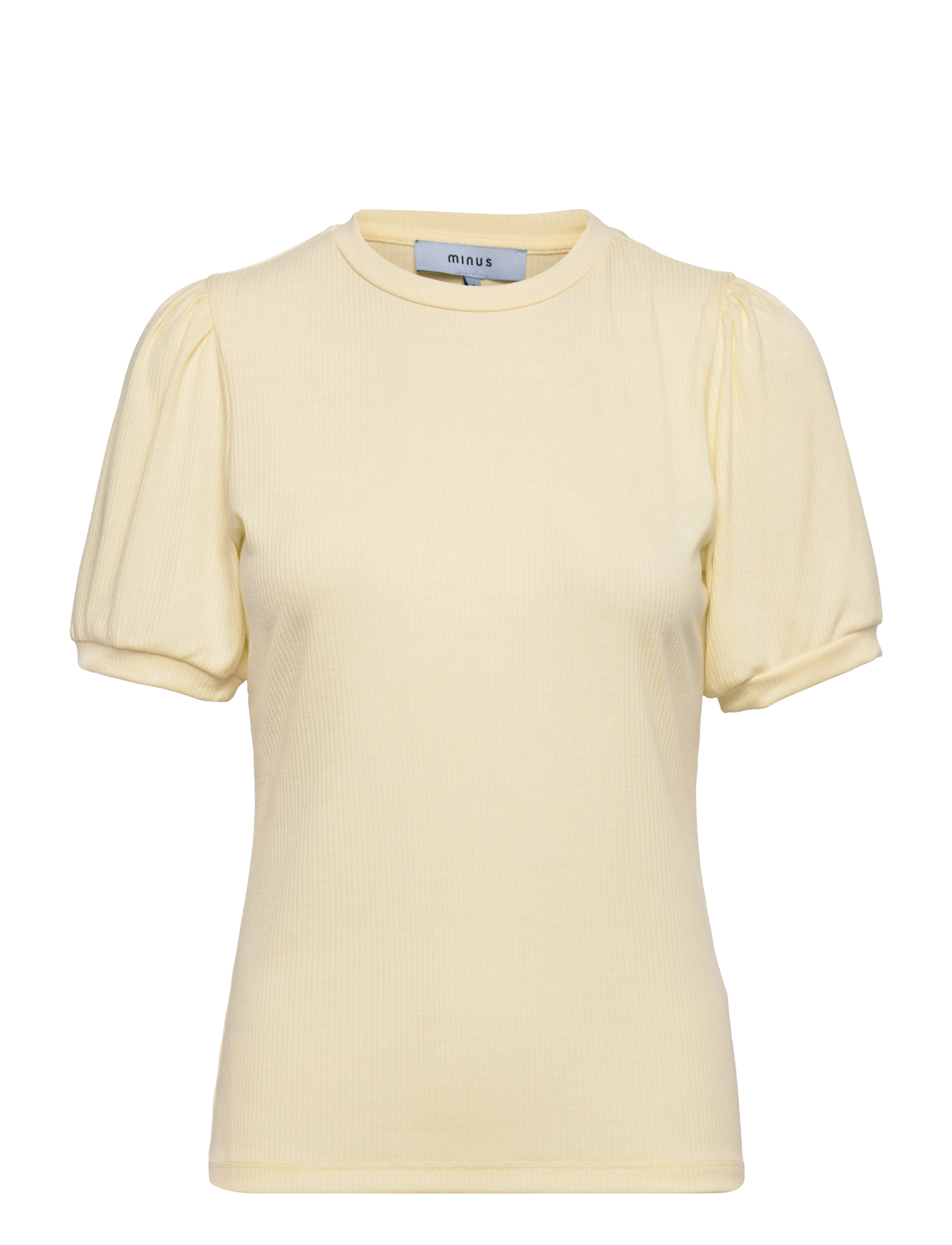 Minus - Johanna T-shirt - efterårstøj - lemon sorbet - 1