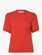 Johanna T-shirt - LIPSTICK RED