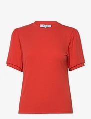 Minus - Johanna T-shirt - zemākās cenas - lipstick red - 0