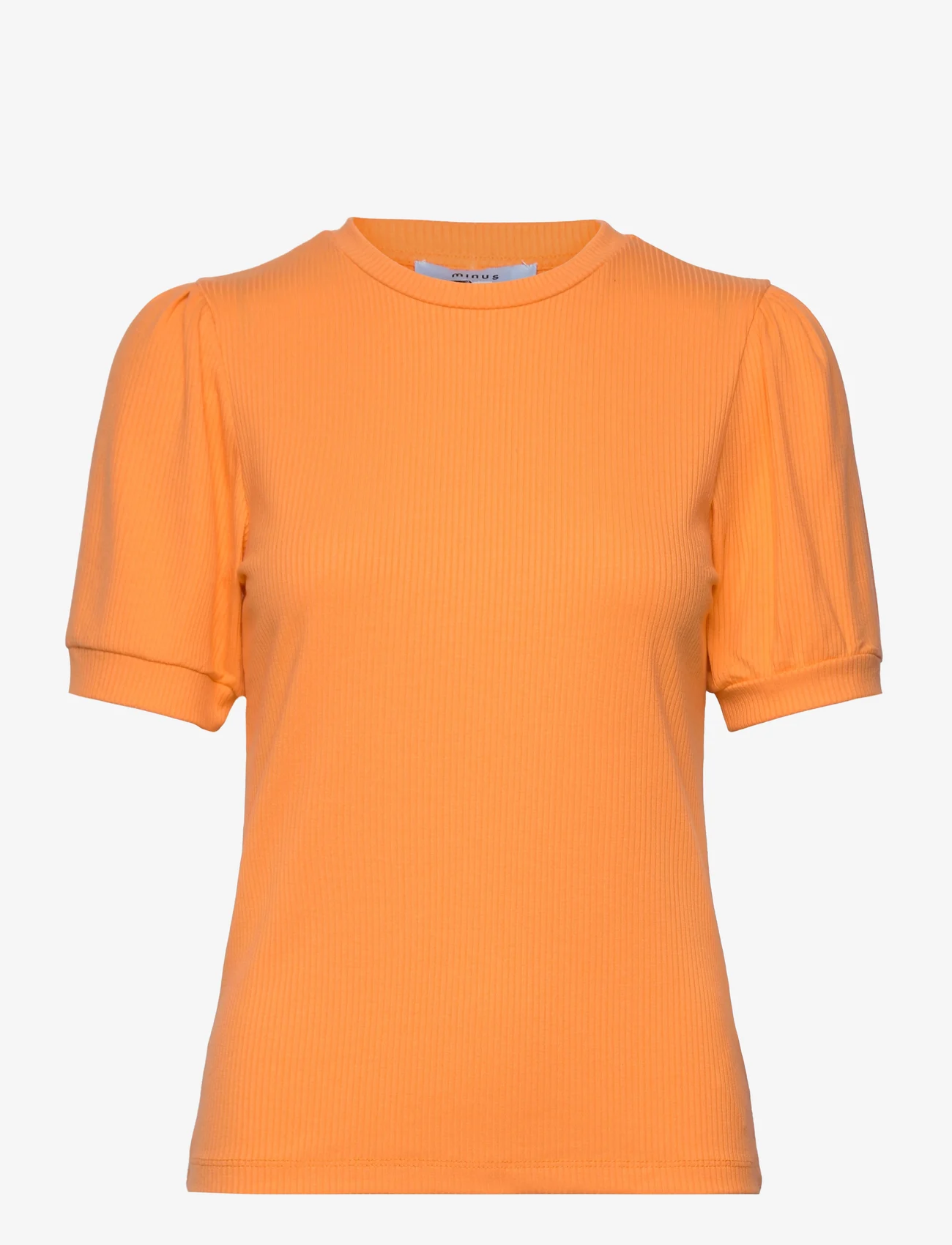 Minus - Johanna T-shirt - laveste priser - orange peel - 0