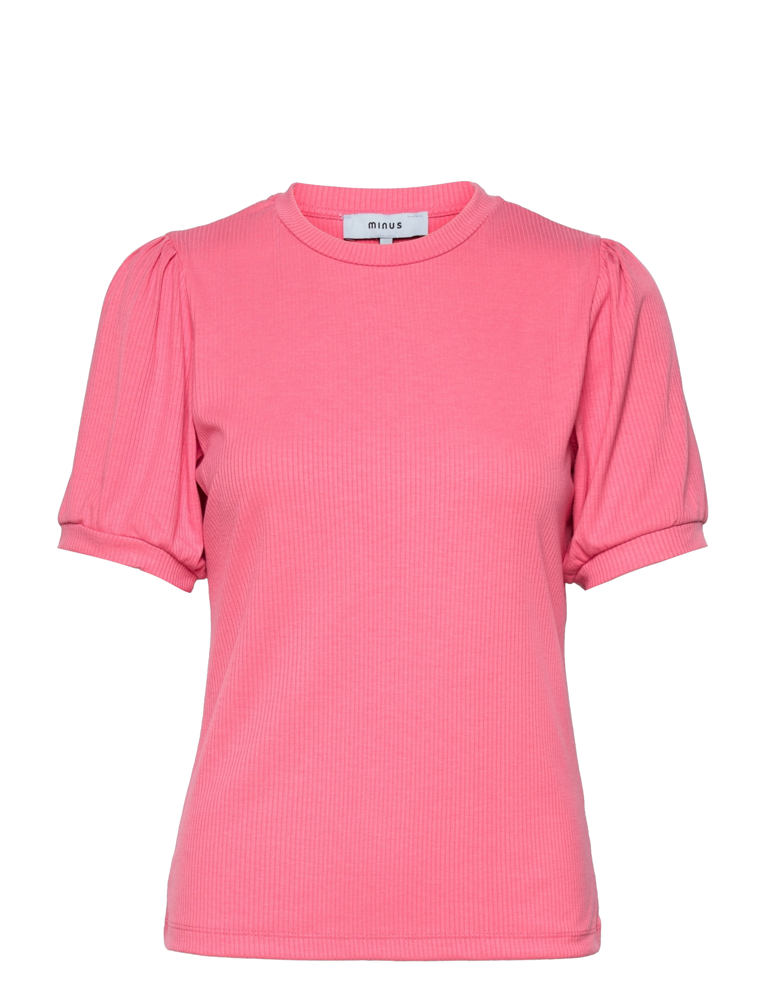 Minus - Johanna T-shirt - laveste priser - pink flamingo - 1