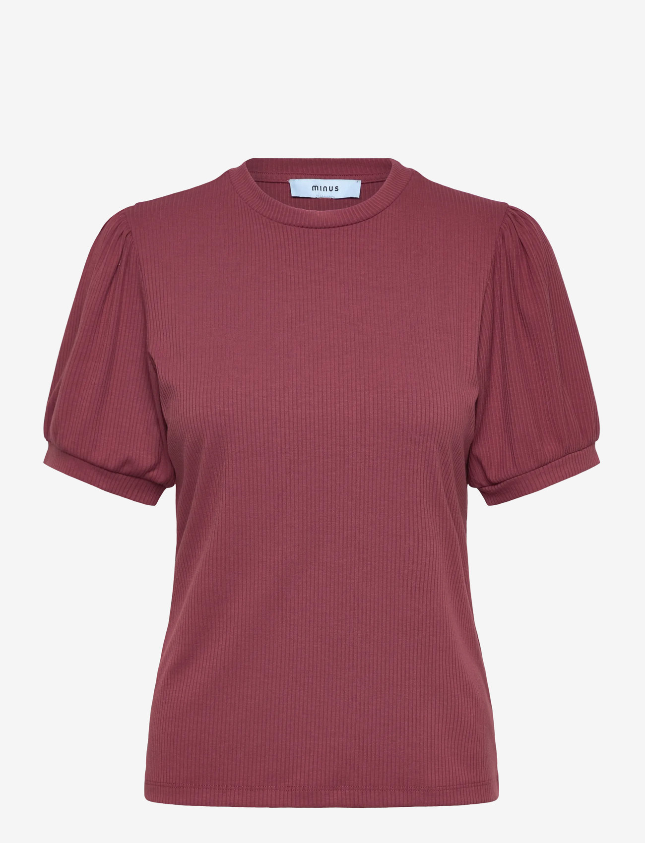 Minus - Johanna T-shirt - efterårstøj - roan rouge - 0
