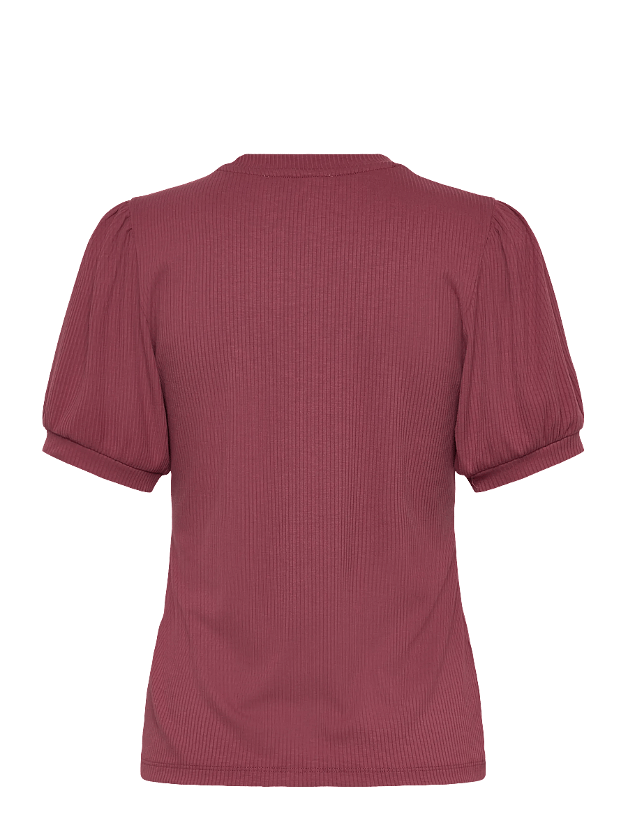 Minus - Johanna T-shirt - t-shirts - roan rouge - 1