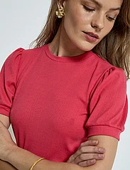 Minus - Johanna T-shirt - laveste priser - teaberry pink - 5