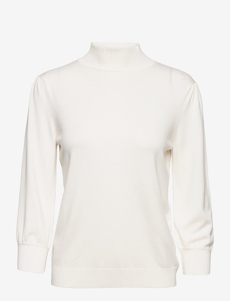 Minus - Mersin roll neck knit - rollkragenpullover - broken white - 1