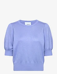 Minus - Liva Strik T-Shirt - sviitrid - blue bonnet - 0