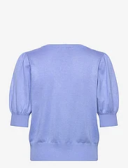 Minus - Liva Strik T-Shirt - laveste priser - blue bonnet - 1