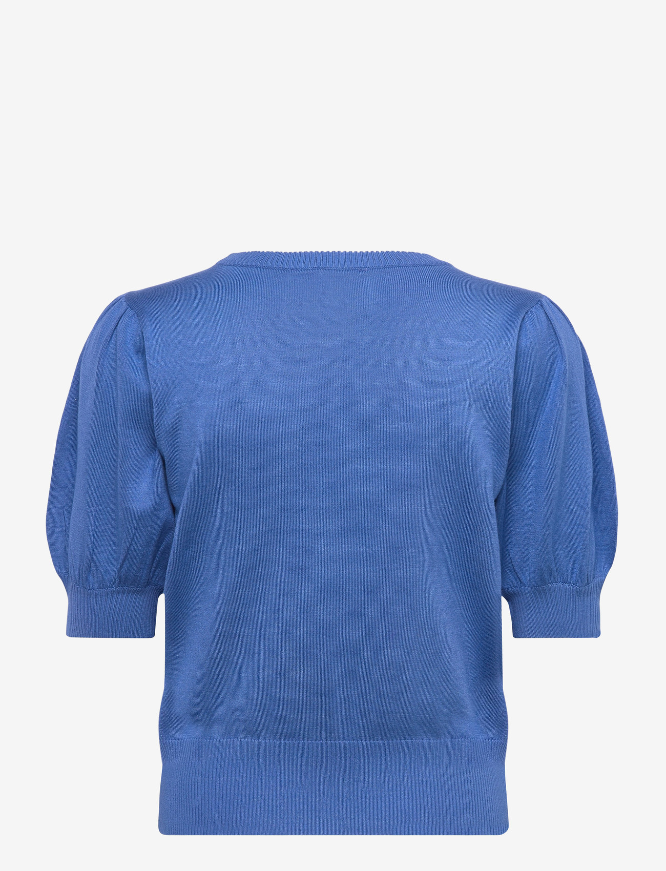 Minus - Liva Strik T-Shirt - kortærmede bluser - bright cobalt blue - 2