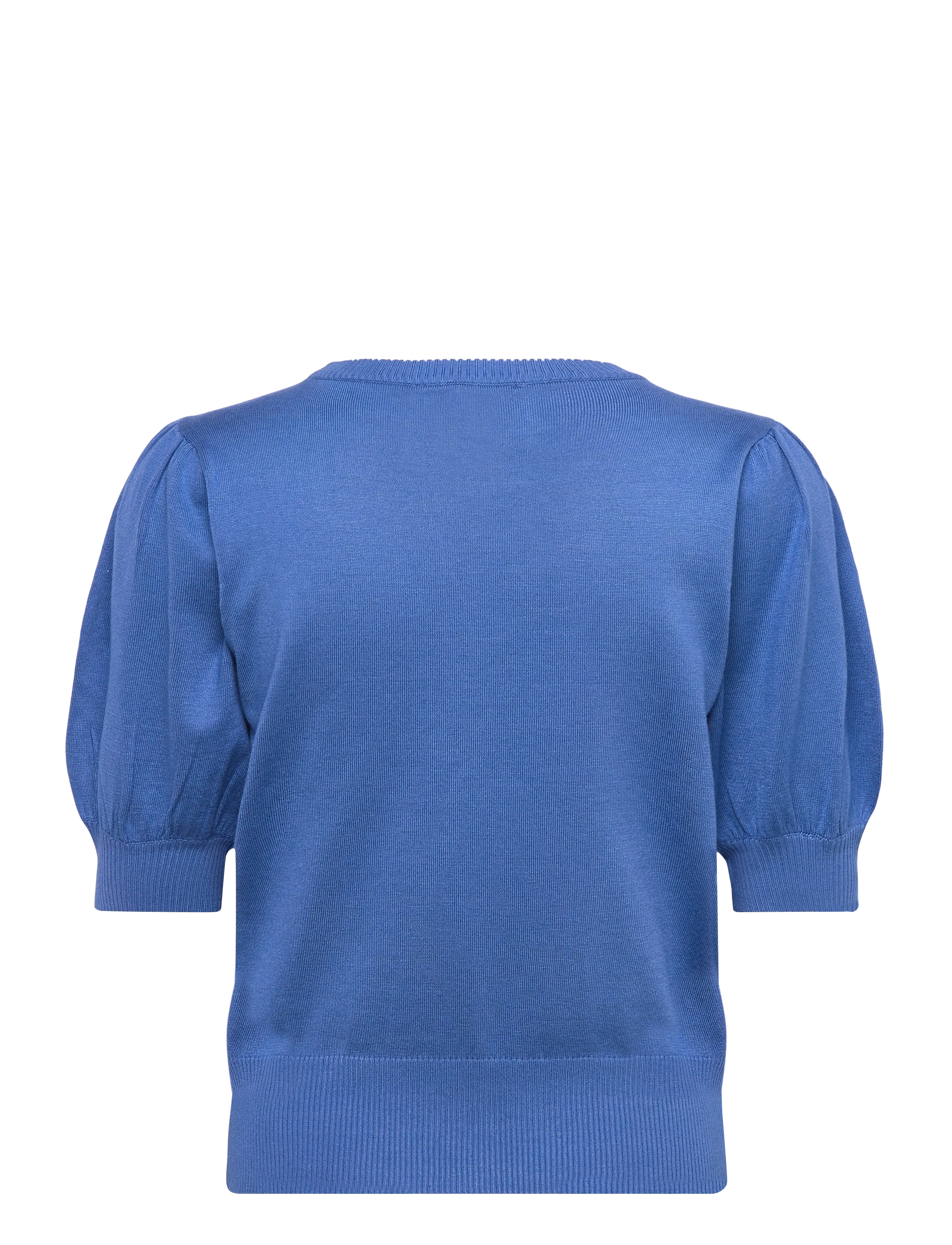 Minus - Liva Strik T-Shirt - kortærmede bluser - bright cobalt blue - 2