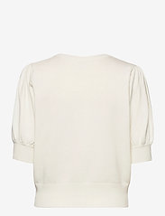 Minus - Liva Strik T-Shirt - laveste priser - broken white - 1