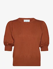 Minus - Liva Strik T-Shirt - sweaters - desert sand - 0