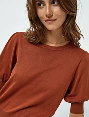 Minus - Liva Strik T-Shirt - sweaters - desert sand - 5