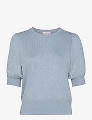 Liva Strik T-Shirt - DUSTY BLUE MELANGE