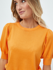 Minus - Liva Strik T-Shirt - laveste priser - orange peel - 5