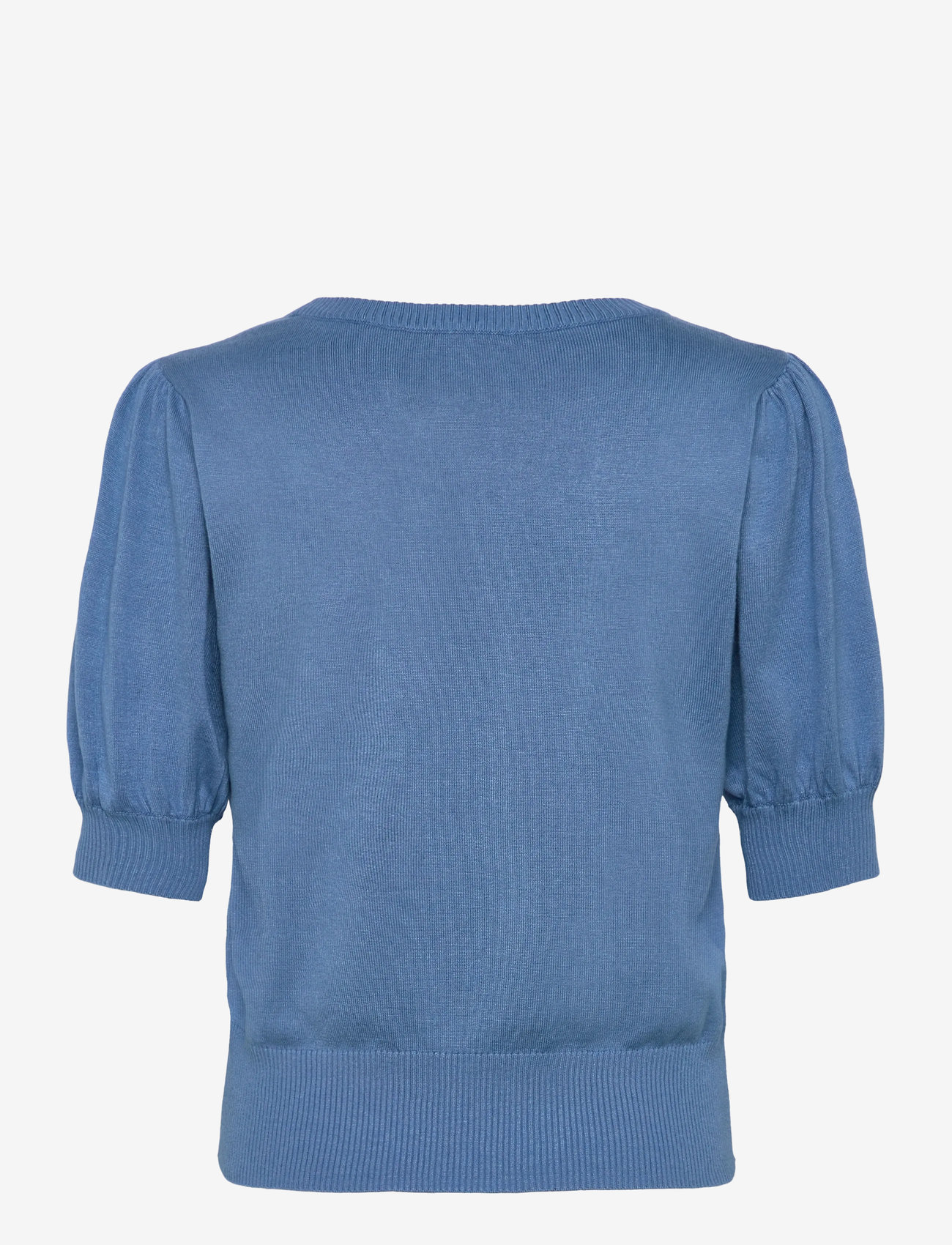 Minus - Liva Strik T-Shirt - stickade tröjor - parisian blue - 1