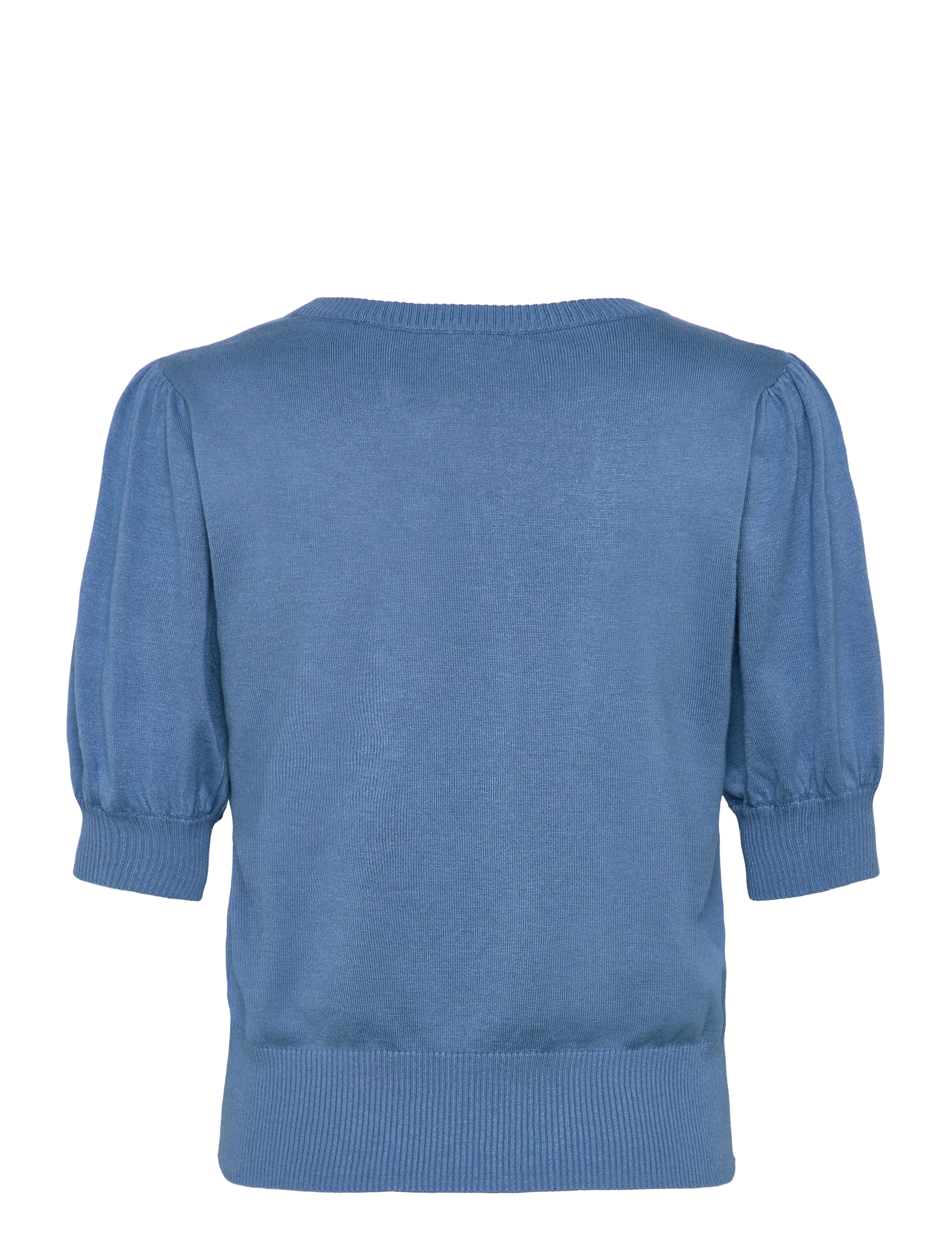 Minus - Liva Strik T-Shirt - kortärmade blusar - parisian blue - 2