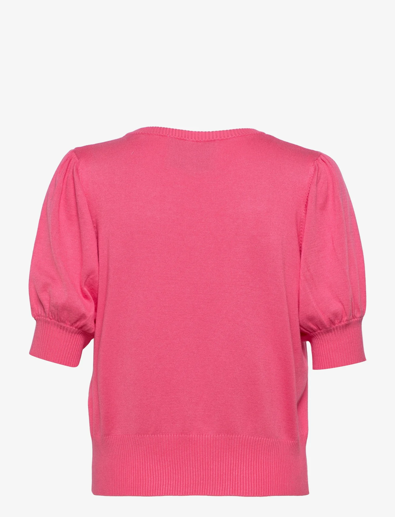 Minus - Liva Strik T-Shirt - laveste priser - pink flamingo - 1