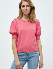 Minus - Liva Strik T-Shirt - laveste priser - pink flamingo - 2