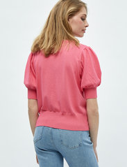 Minus - Liva Strik T-Shirt - gensere - pink flamingo - 3