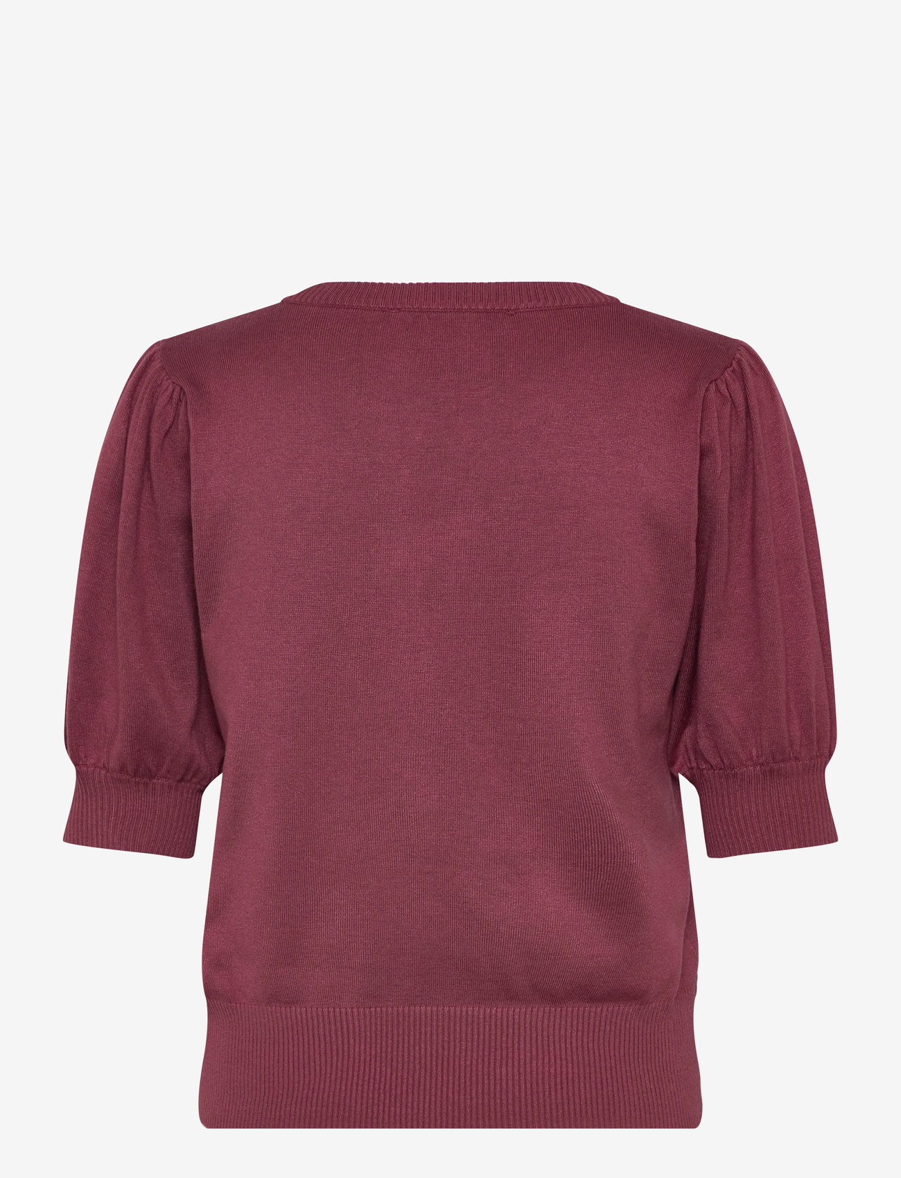 Minus - Liva Strik T-Shirt - stickade tröjor - roan rouge - 1
