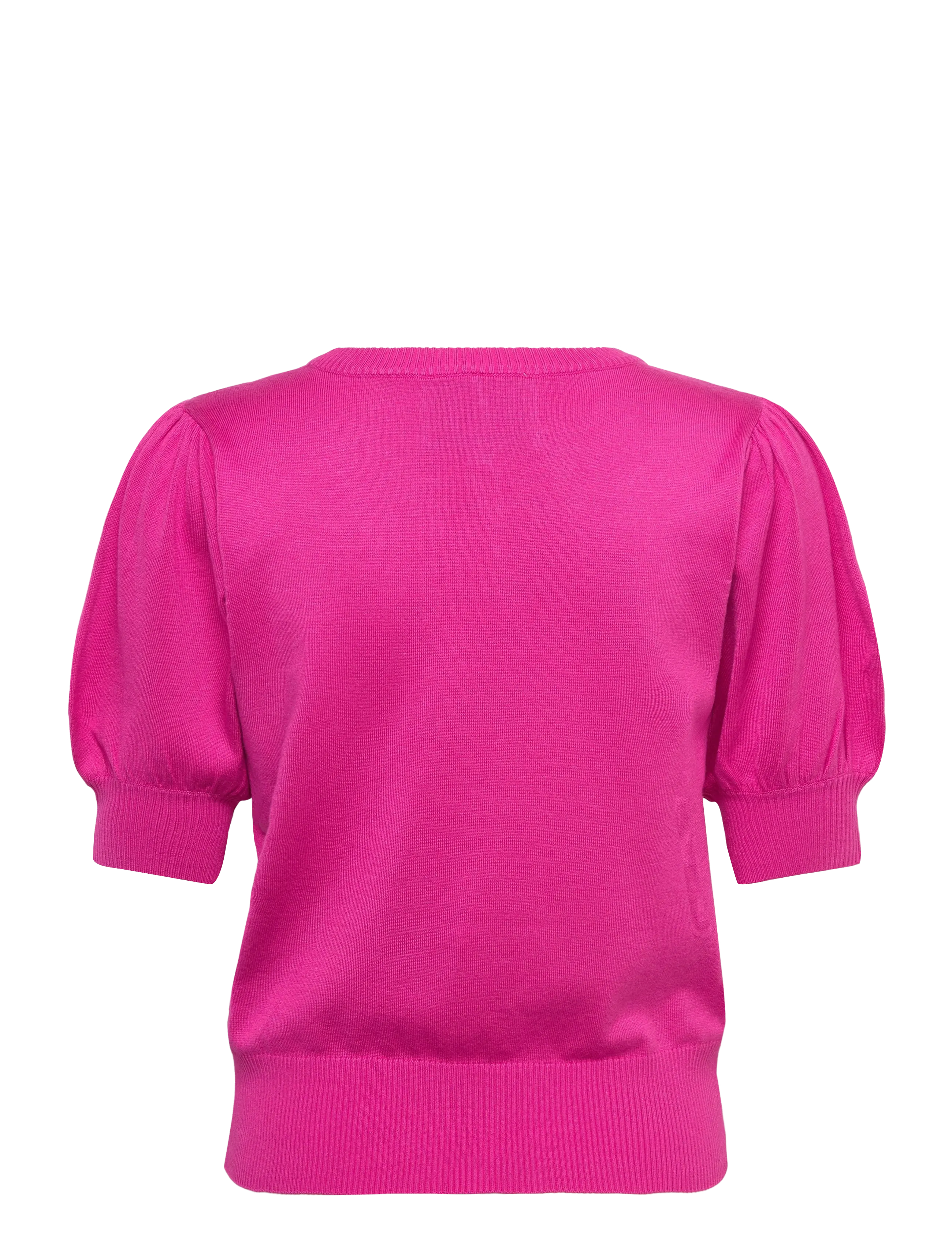 Minus - Liva Strik T-Shirt - kortärmade blusar - rose violet - 2