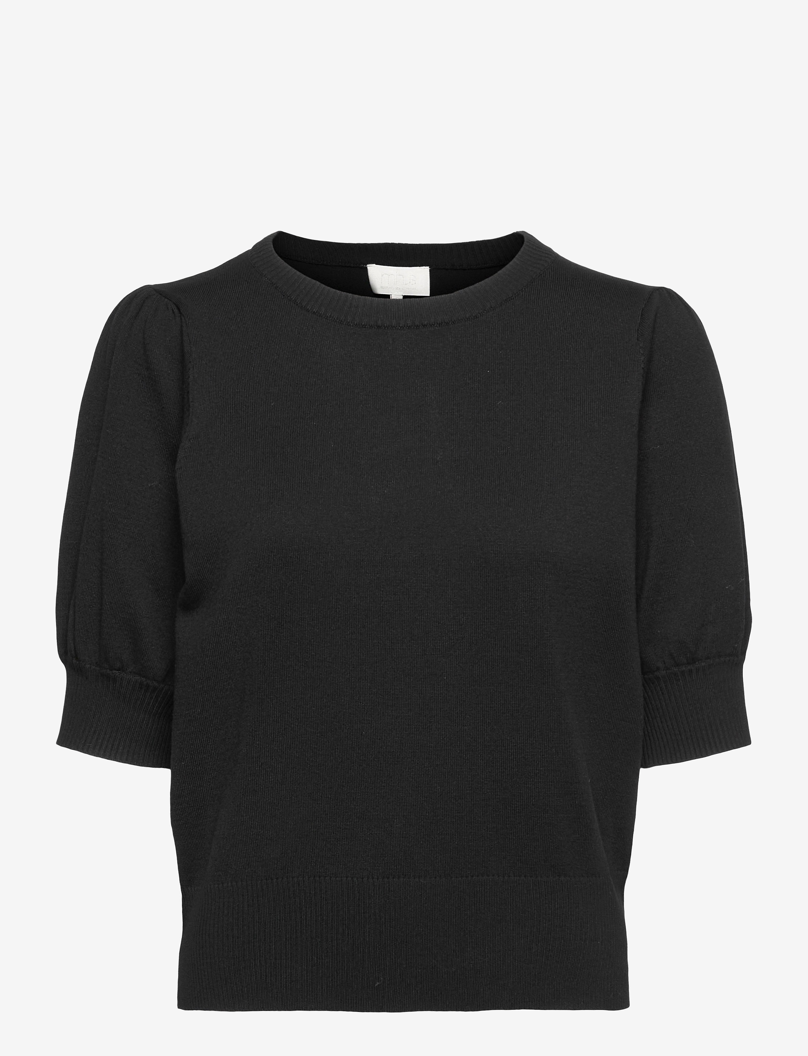MINUS Liva Strik T-Shirt Schwarz - XS - Damen